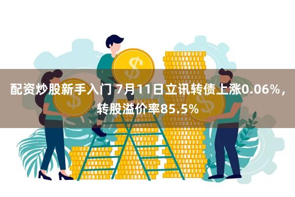 配资炒股新手入门 7月11日立讯转债上涨0.06%，转股溢价率85.5%