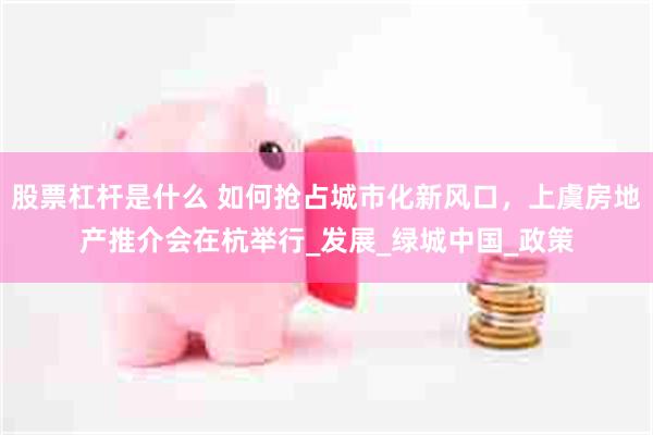 股票杠杆是什么 如何抢占城市化新风口，上虞房地产推介会在杭举行_发展_绿城中国_政策