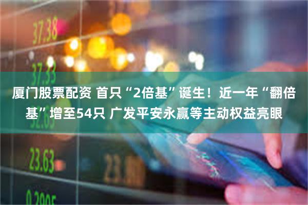 厦门股票配资 首只“2倍基”诞生！近一年“翻倍基”增至54只 广发平安永赢等主动权益亮眼